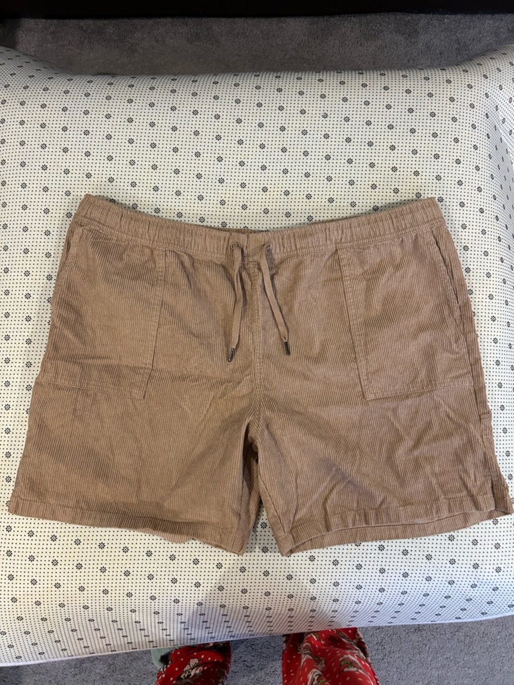 BP. Relaxed Corduroy Shorts in Light Brown